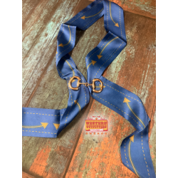 Gold Snaffel Bit Scarf Charm