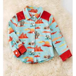 Kids Brown Desert Print...