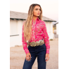 Rodeo Quincy Rebel Rose Button Up