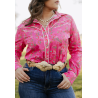 Rodeo Quincy Rebel Rose Button Up