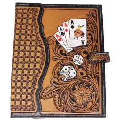 Aces Tooled Leather...