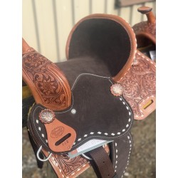 Short Go Youth Barrel Saddle 12"