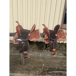 Short Go Youth Barrel Saddle 12"