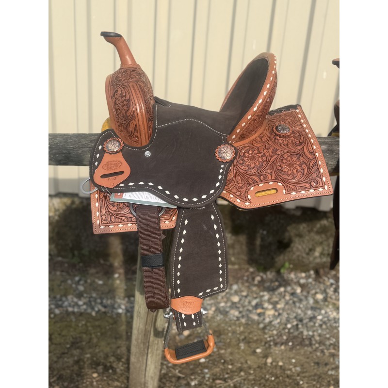 Short Go Youth Barrel Saddle 12"