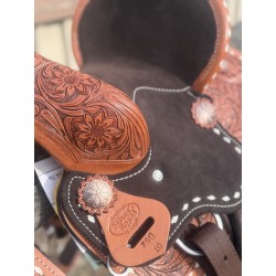 Short Go Youth Barrel Saddle 10"
