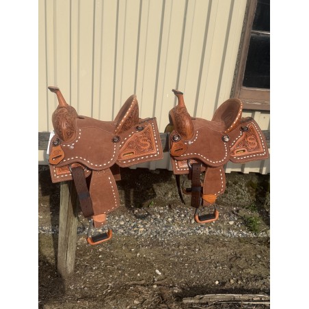 Ca$h Youth Barrel Saddle 10"