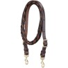 Harness Leather 2Tone Twist Loop Reins