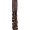 Harness Leather 2Tone Twist Loop Reins