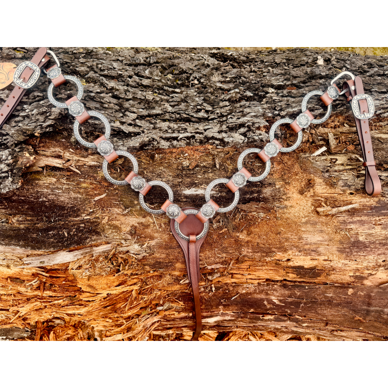 Silver Ring Breast Collar