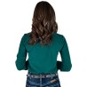 Cowgirl Tuff Pullover Button Up Dark Jade Waterproof