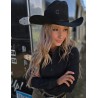 Cowgirl Tuff Pullover Button Up Black Waterproof