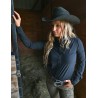 Cowgirl Tuff Pullover Button Up Black Waterproof