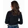 Cowgirl Tuff Pullover Button Up Black Waterproof
