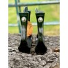 Wooden Stirrups- Black Barrel