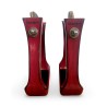 Wooden Stirrups- Pink Barrel