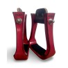 Wooden Stirrups- Pink Barrel
