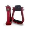 Wooden Stirrups- Pink Barrel