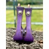 Wooden Stirrups- Purple Barrel