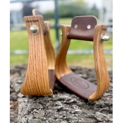 Wooden Stirrups- Oakwood Roper