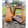 Wooden Stirrups- Oakwood Roper
