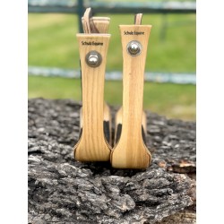 Wooden Stirrups- Ashwood Angled Barrel