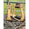 Wooden Stirrups- Ashwood Angled Barrel