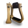 Wooden Stirrups- Ashwood Angled Barrel