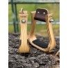 Wooden Stirrups- Ashwood Barrel
