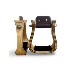 Wooden Stirrups- Ashwood Barrel