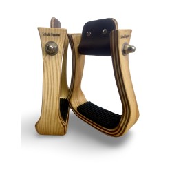 Wooden Stirrups- Ashwood Barrel