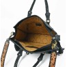 American Darling Hand-Tooled Harness & Hairon Leather Tote