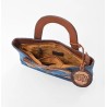 American Darling Denim, Harness & Floral Tooled Leather Tote Handbag