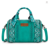 Wrangler Desert Paisley Boston Bag : Turquoise