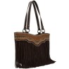 Montana West Fringe Collection Crossbody : Coffee