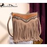 Montana West Fringe Collection Crossbody : Tan