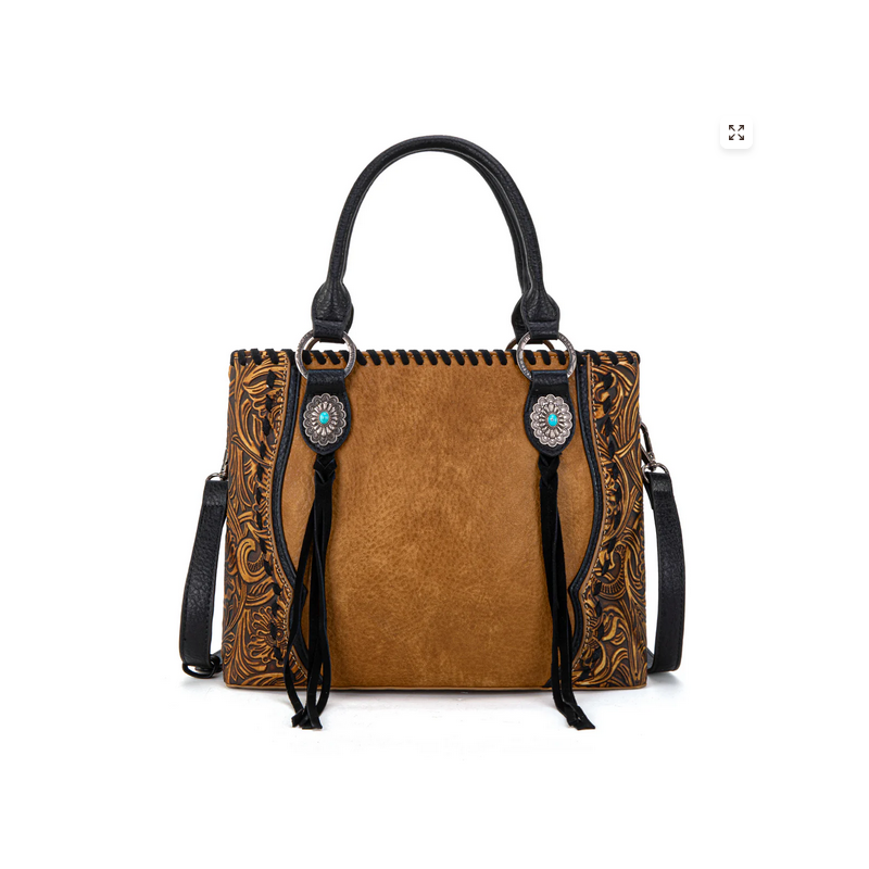 Trinity Ranch Floral Tooled Tote Bag Collection