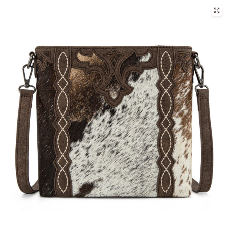 Trinity Ranch Western Hair-On Cowhide Crossbody