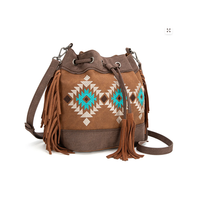 Montana West Aztec Bucket Bag