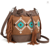 Montana West Aztec Bucket Bag