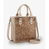 Trinity Ranch Floral Tooled Collection Tote/Crossbody - Tan