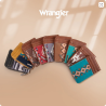 Wrangler Southwestern Art Print Mini Zip Card Case