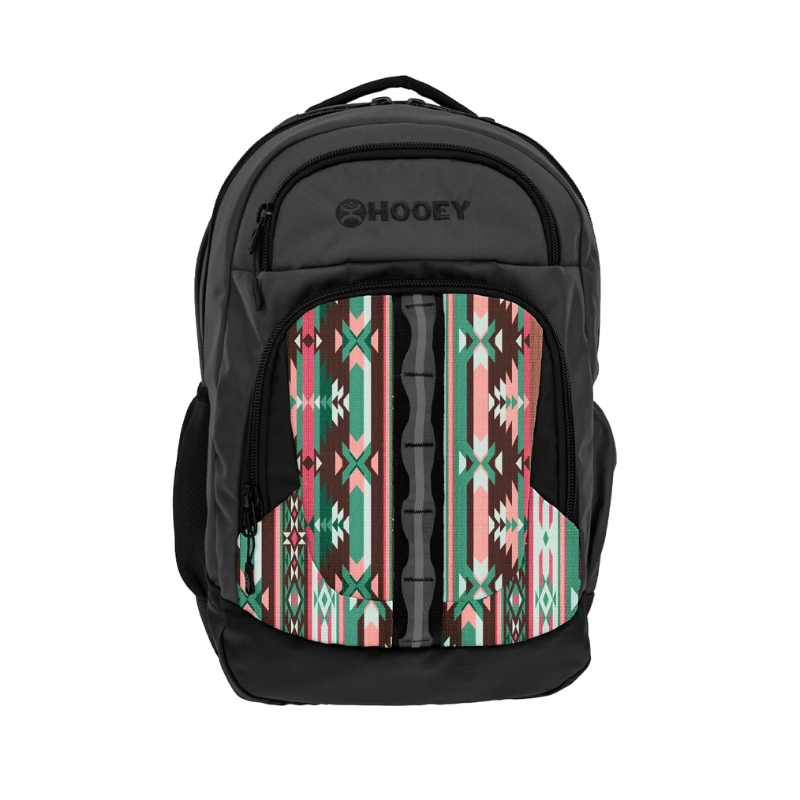 Hooey "Ox" Backpack - Aztec Grey and Multicolour