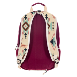 Hooey "Rockstar" Backpack- Aztec Cream and Burgundy