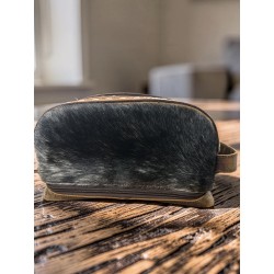 Large Cowhide Toiletry Case