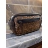 Tooled Leather Toiletry Case