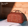 Wrangler Embroidered Multi Purpose/Travel Pouch - Brown