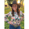 Sterling Kreek Cosmic Cowgirl Button Down Rodeo Shirt