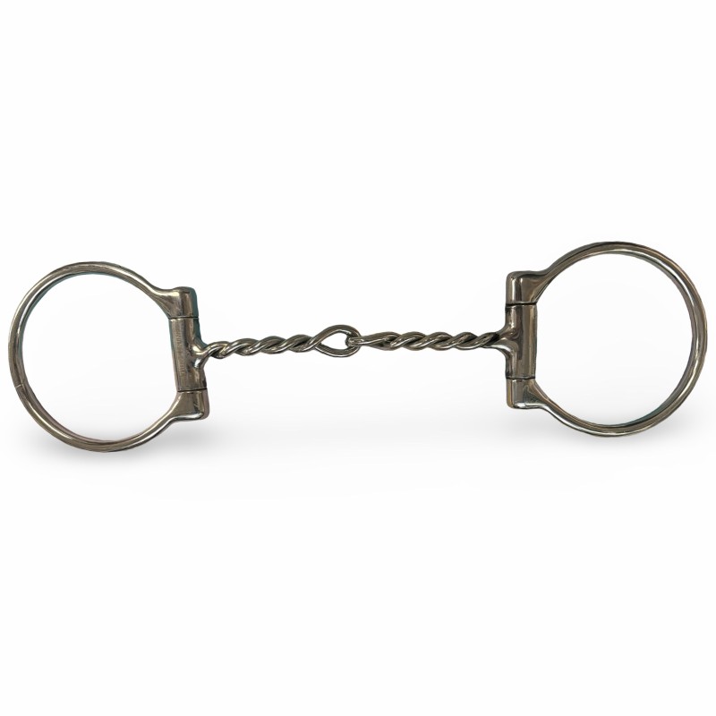Schulz Equine Twisted Wire D-Ring Snaffle