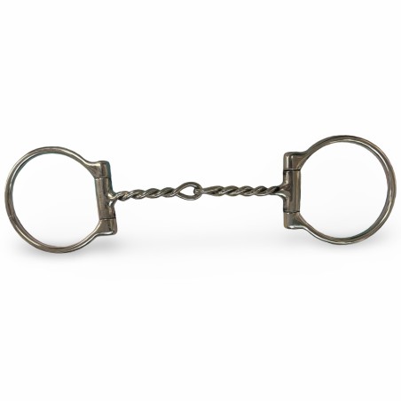 Schulz Equine Twisted Wire D-Ring Snaffle