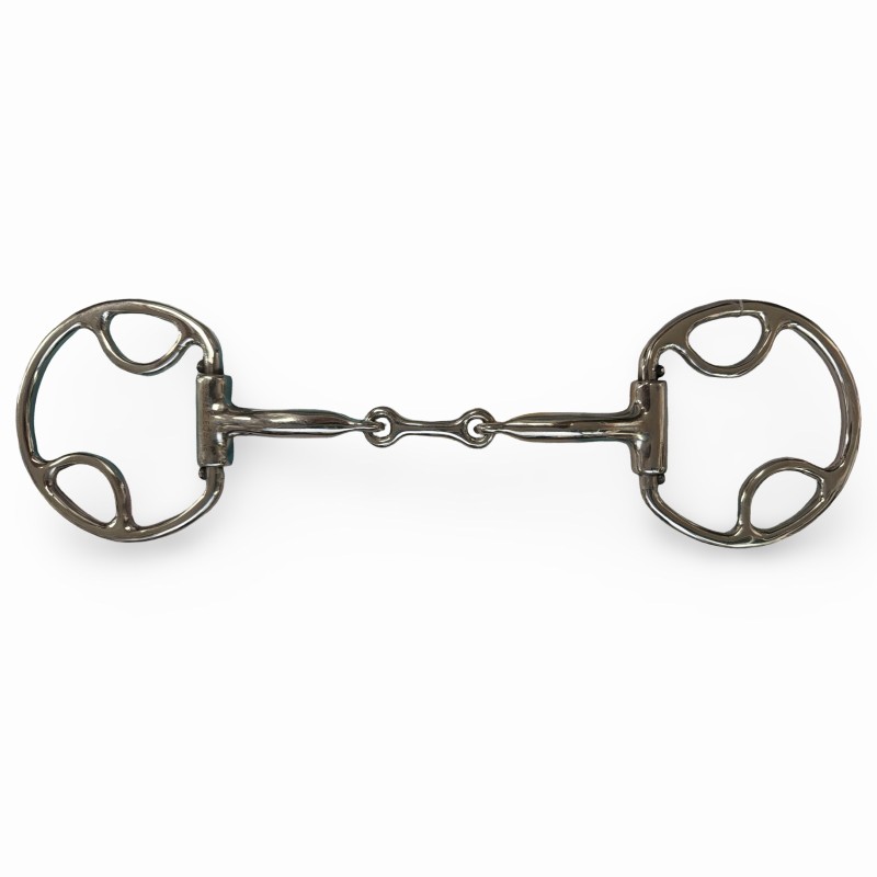 Schulz Equine No Pinch 3 Piece Loop Beval Snaffle